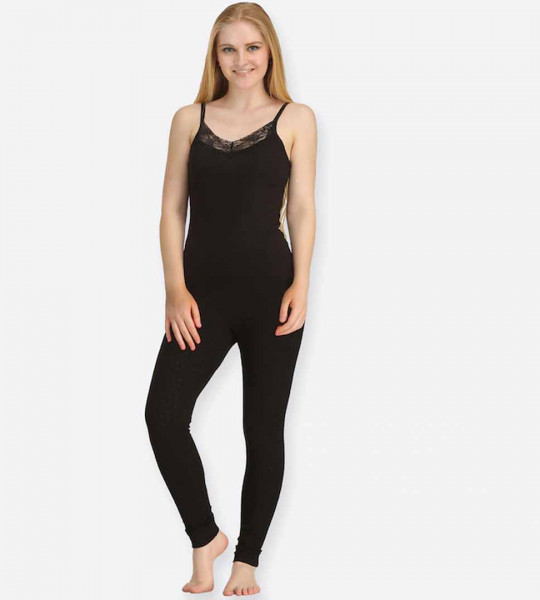 Women Black Thermal Set